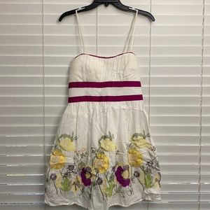 City Triangles white spaghetti strap dress size juniors 11